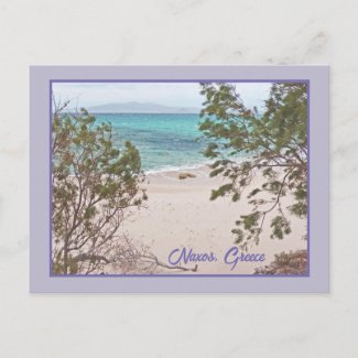 Turquoise Water, White Sand Beach/Naxos, Greece