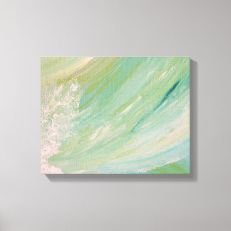 Turquoise Waterfall Canvas Print