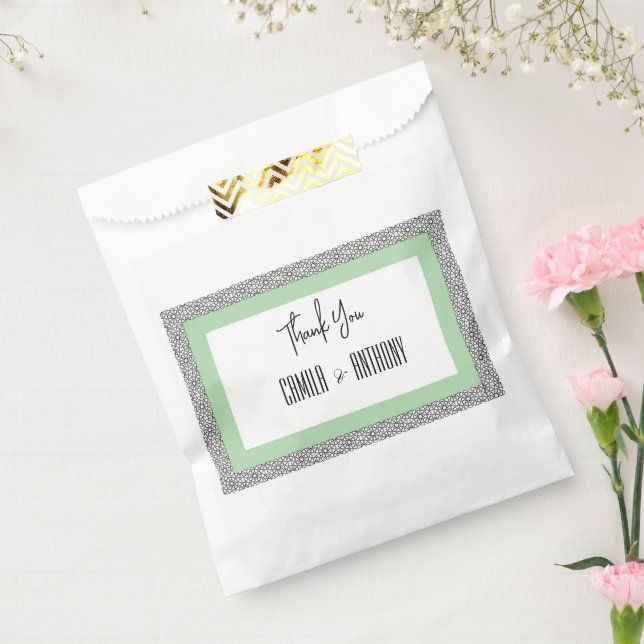 Turquoise Wedding Favor Bag (Sealed)