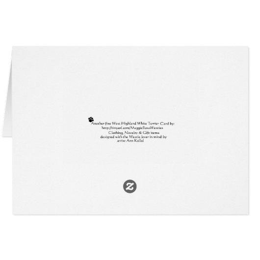 Turquoise Westies (Back Horizontal)