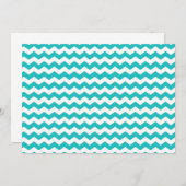 turquoise  white chevrons (Front/Back)