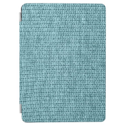 Turquoise Winter Knitted Sweater Texture iPad Air Cover