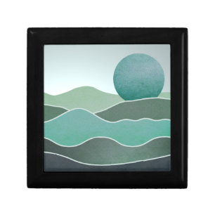Turquoise World Landscape Gift Box
