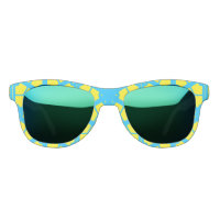Turquoise Yellow Sunshine 4Tina Sunglasses