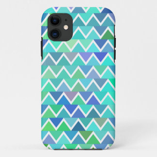 Turquoise Zigzag Pattern iPhone 5 Case