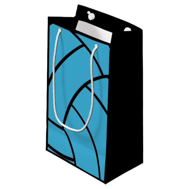 Turquosie Volleyball Gift Bag (Front Angled)