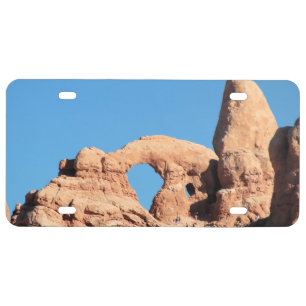 Turret Arch at Arches National Park, Moab UT License Plate