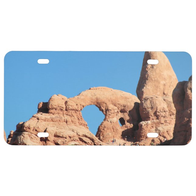 Turret Arch at Arches National Park, Moab UT License Plate (Front)