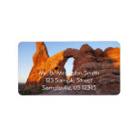 Turret Arch at Sunrise II Label