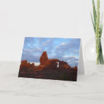 Turret Arch at Sunrise in Arches National Park Card