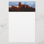 Turret Arch at Sunrise in Arches National Park Stationery