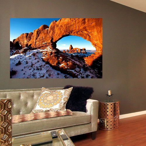 Turret Arch Through North Window Poster