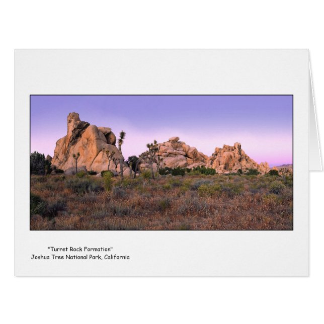 "Turret Rock Formation" Cards (Front Horizontal)