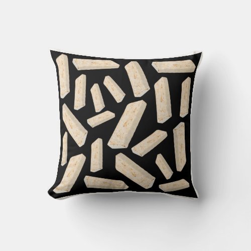 Turrn pattern throw pillow