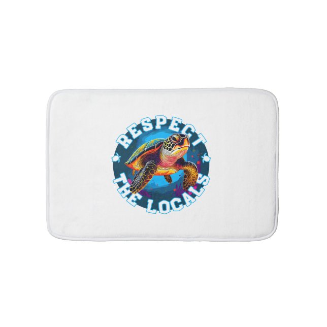 Turtle 001 Shell Yeah! Bath Mat (Front)