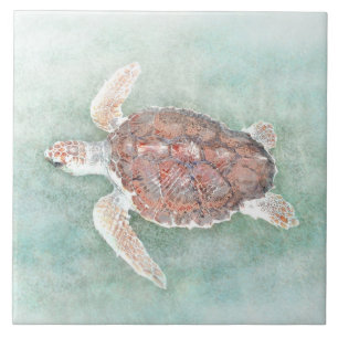 turtle 2 ceramic tile