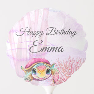 Turtle 4th Birthday, Under the Sea Balloon