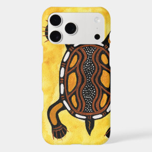 Turtle - Aboriginal Inspired Art Painting iPhone 17 Pro Max Case