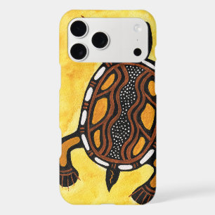 Turtle - Aboriginal Inspired Art Painting iPhone 17 Pro Max Case