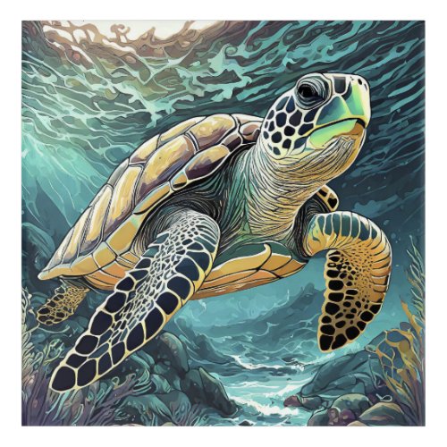 Turtle Acrylic Print