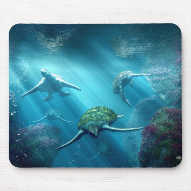 Turtle Alley Mouse Pad (Front)