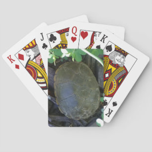 Turtle Among Greenery Poker Cards