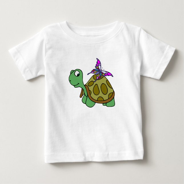 turtle and butterfly baby T-Shirt (Front)
