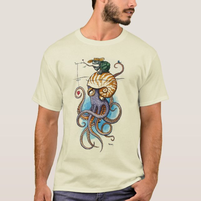 Turtle and Octopus T-Shirt (Front)