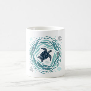 Turtle And Sea Coffee Mug