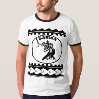 Turtle and Shark Samoa Ringer T-Shirt