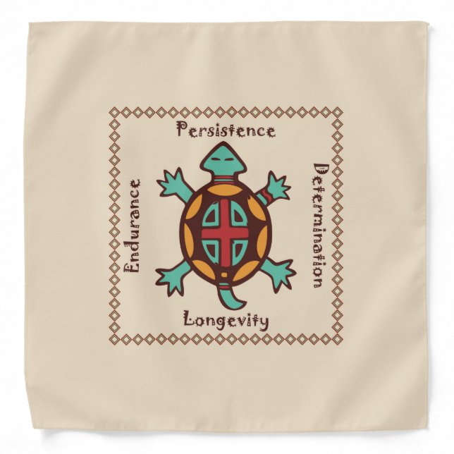 Turtle animal spirit bandana (Front)