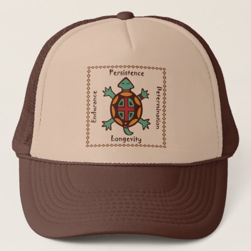 Turtle animal spirit trucker hat