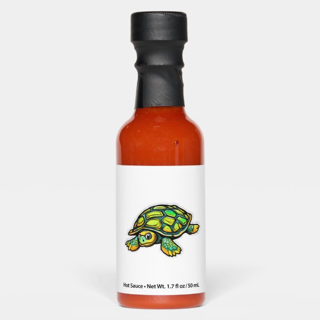 Turtle Animal Turtle Green Hot Sauces (Front)