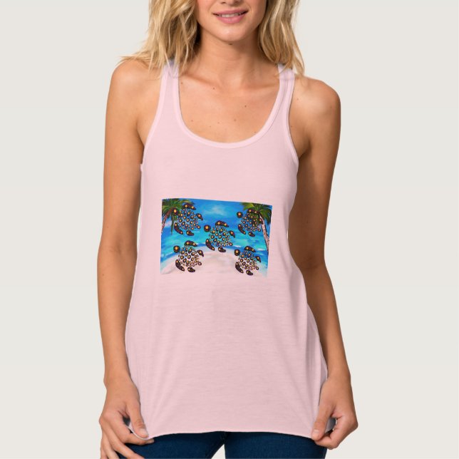 Turtle Art Tank Top (Front)