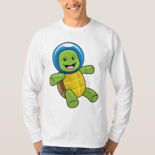 Turtle as Astronaut with Glass ball T-Shirt