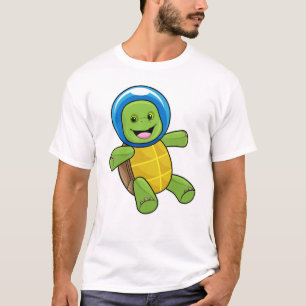 Turtle as Astronaut with Glass ball T-Shirt