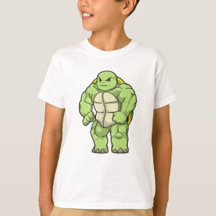 Turtle as Bodybuilder with Six pack T-Shirt