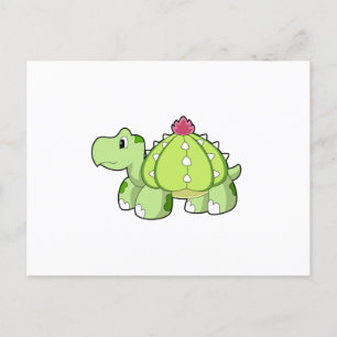 Turtle as Cactus Postcard