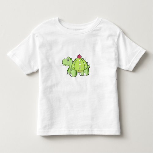 Turtle as Cactus Toddler T_shirt