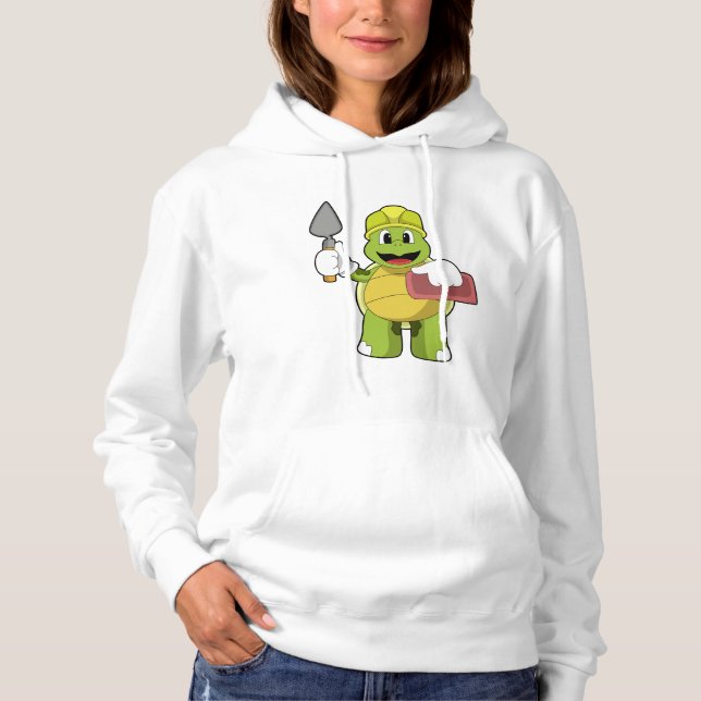 Turtle as Mason with Stone Hoodie (Front)