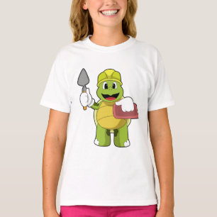 Turtle as Mason with Stone T-Shirt