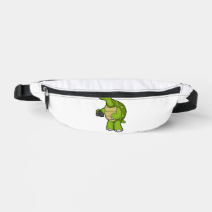 Turtle As Photographer With Camera Fanny Pack