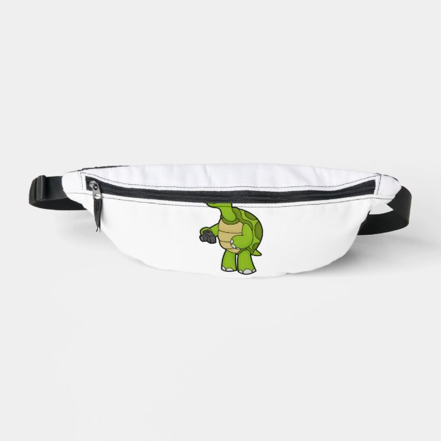 Turtle As Photographer With Camera Fanny Pack (Front)