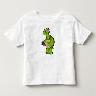 Turtle as Photographer with Camera Toddler T-shirt