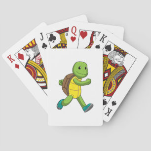 Turtle as Runner at Running Poker Cards