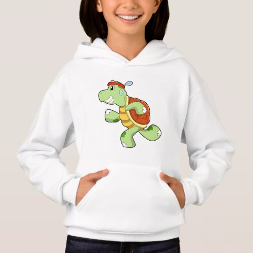 Turtle as Runner Hoodie