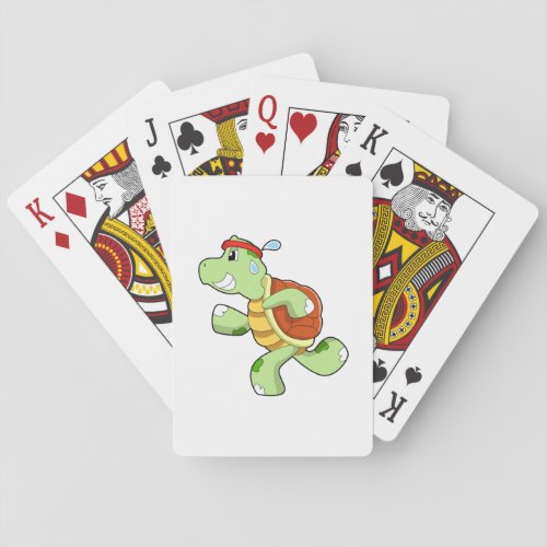 Turtle as Runner Poker Cards