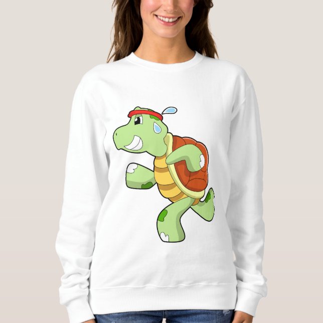 Turtle as Runner Sweatshirt (Front)