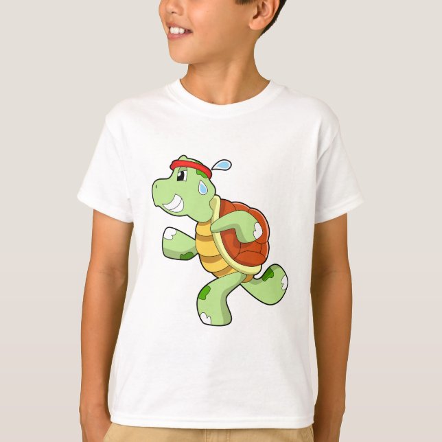 Turtle as Runner T-Shirt (Front)