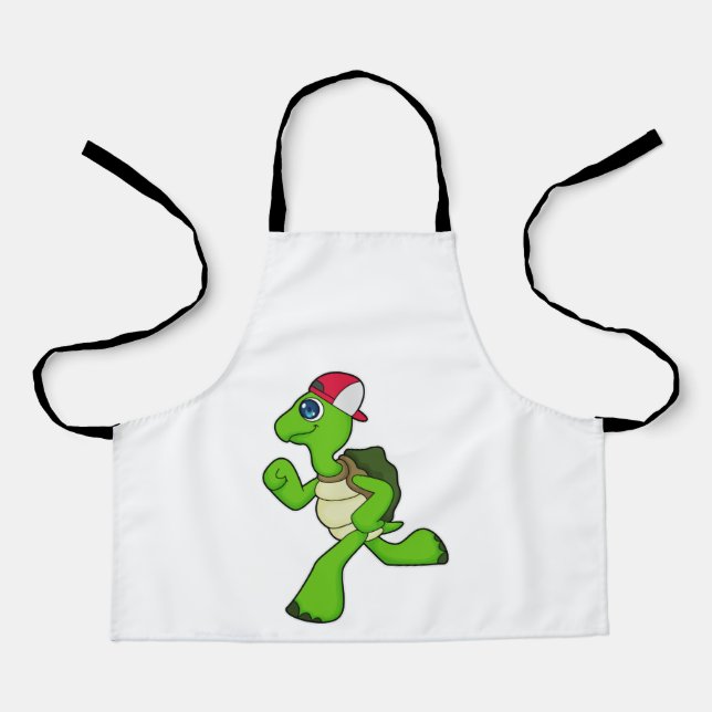 Turtle as Runner with Cap Apron (Front)